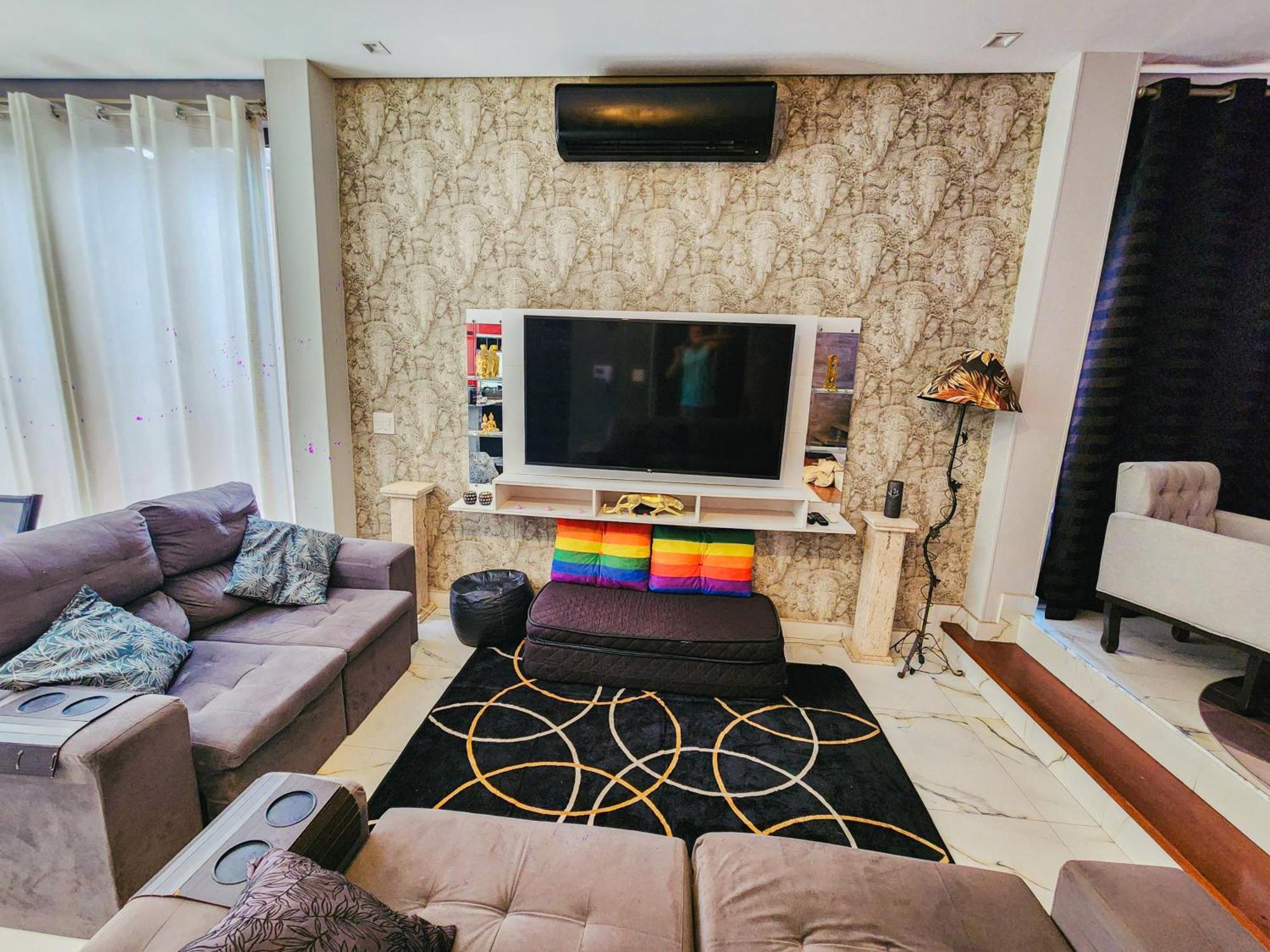 상파울루 Cobertura Triplex De Luxo Com Jacuzzi 빌라 외부 사진