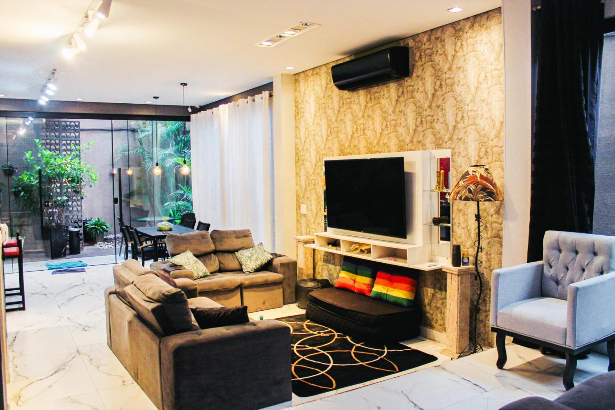 상파울루 Cobertura Triplex De Luxo Com Jacuzzi 빌라 외부 사진